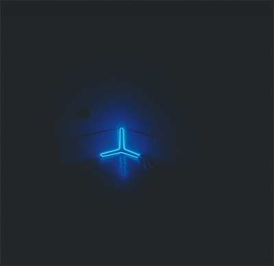 Lighting Corner 01 2003 Neon light, transformer Edition of 10, 760 x 760 x 760mm