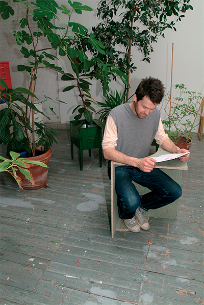 Four Seater Empty Chairs 2004 Chipboard 50 × 450 x 600mm, Unique