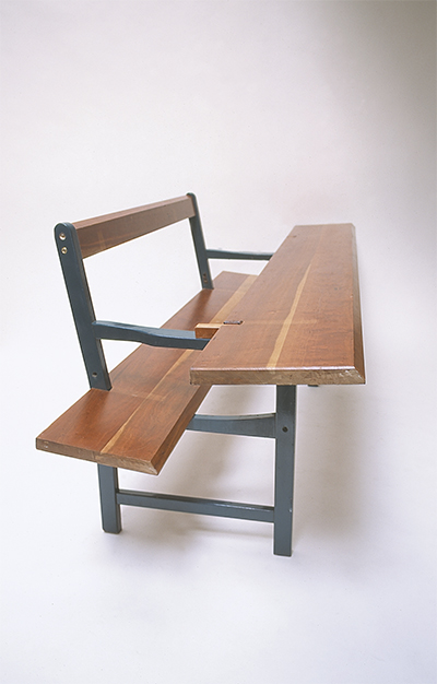 Long Bench 2002 Chair, cherry timber 700 x 2000 x 850mm, Unique