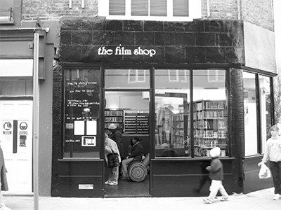The Log found a shelter at the ﬁlm shop on Broadway Market, London April 2004