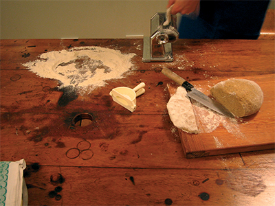 Hand made pasta dough!