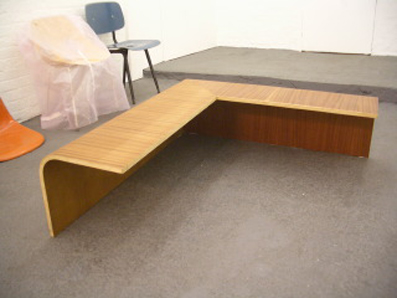 Corner Bench 2003 Bent plywood