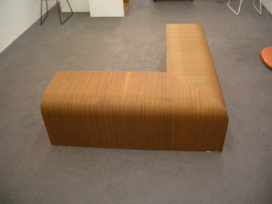 Corner Bench 2003 Bent plywood