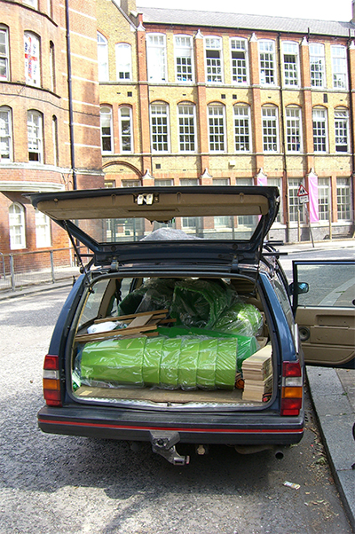 Arnold Circus Stools in Martino's Volvo