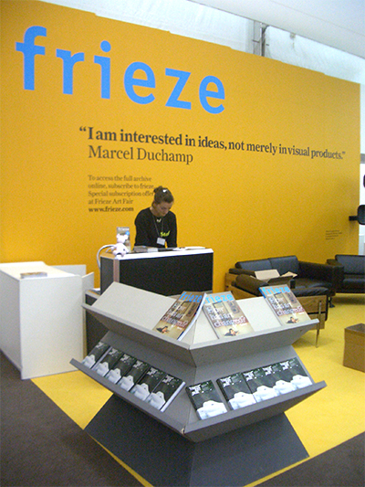 Book Corner at the Frieze Art Fair