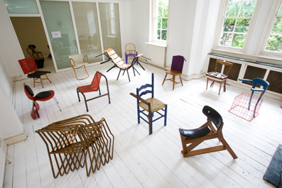 100 Chairs in 100 Days Exhibition View