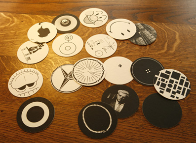 42 Flavours 2008
Beermats
Silk screen, Die cut board