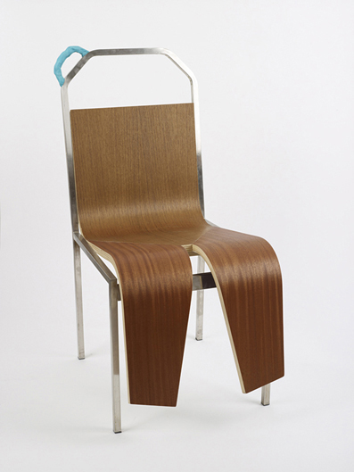 Blue Eared 2009 Wood, metal, modelling material 93 x 58 x 42cm