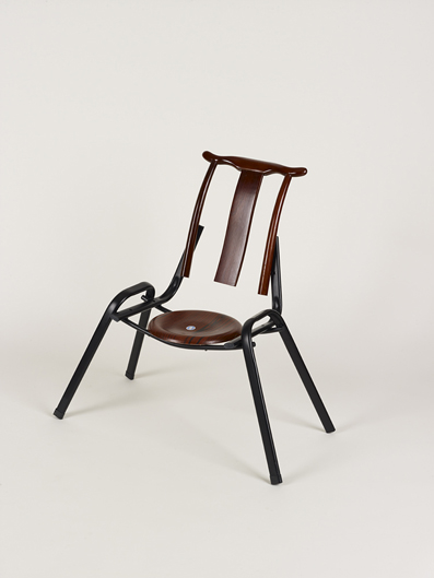 MingMu 2007 Found wooden and metal chair elements
Chairs copied from Ming Dynasty period sliced together