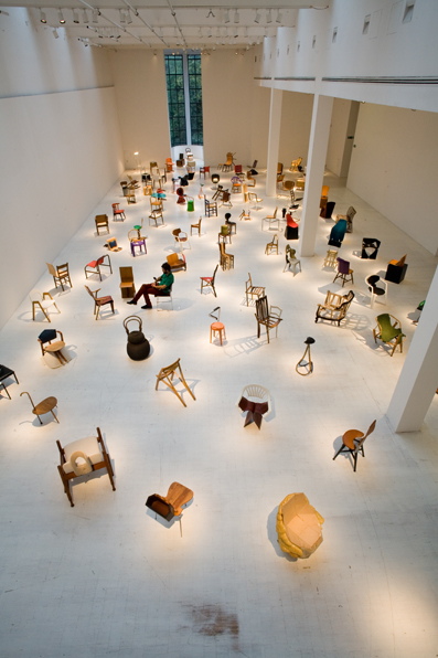 100 Chairs in 100 Days Exhibition View