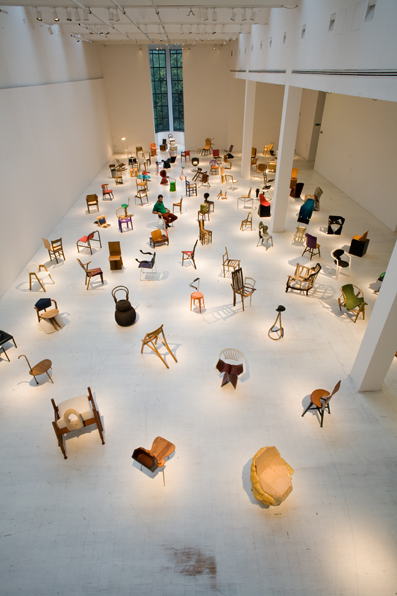 100 Chairs in 100 Days Exhibition View